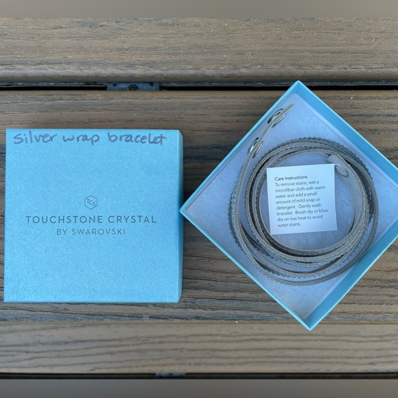 Swarovski Touchstone Crystal Wrap Bracelet - Picture 3 of 6